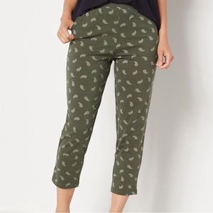 🎉SOLD ON EBAY🎉 Denim & Co Jersey Pull-On Slim-Leg Cropped Pants